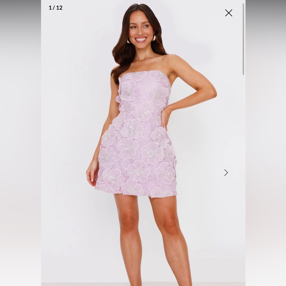 Strapless Mini Dress